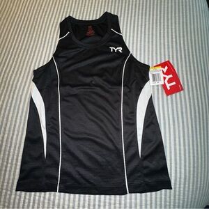 TYR‎ Triathlon Women's XS Black Tank Singlet TRI COMPETITOR